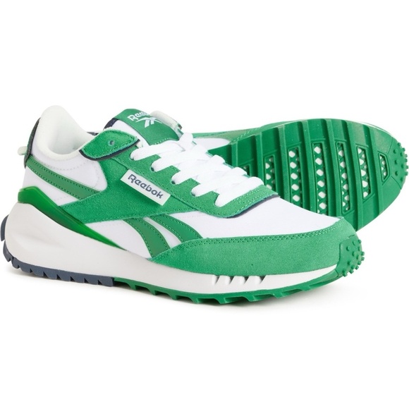 Reebok Suede Forte Racer Sneakers - Size US 7.5 / UK 5 / EU 38 - Picture 1 of 13